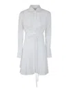 Patou Belted Chemisier In White