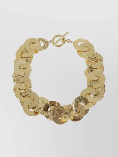 Patou Antique Coins Necklace In Gold