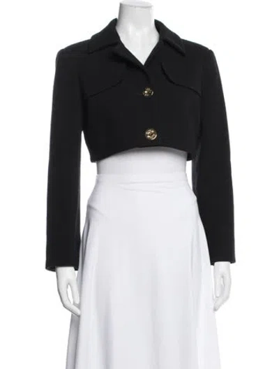 Pre-owned Patou Virgin Wool Jacket In Black