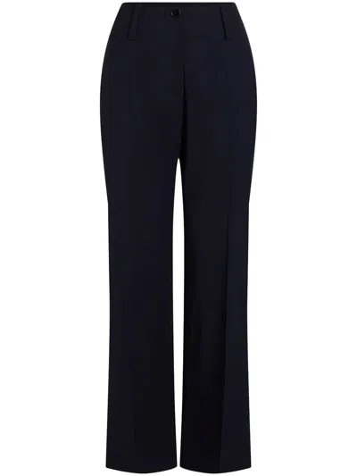 Patou Virgin Wool Trousers In Blue