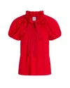 Patou Drawstring T-shirt In Red