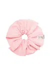 Patou Volume Scrunchie In Recycled Ottoman Faille In Primrose Pink