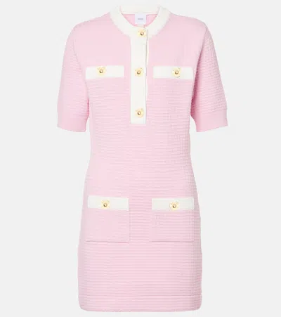 Patou Minikleid Aus Baumwolle In Pink