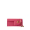 Patou Mini Wallet On Chain In Burgundy