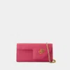 Patou Mini Wallet On Chain In Pink