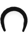 Patou Intertwined Cotton Head Band In Black
