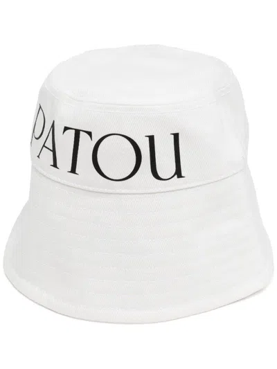 Patou White Canvas Hat