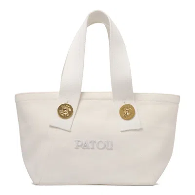 Patou White Cotton Bags