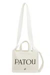 Patou White Cotton Shopping Bag