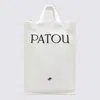 Shop Patou White Cotton Vertical Tote