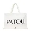 Patou -inspired Cotton Mini Bag With Decorative Trim
