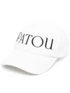 Patou Logo-embroidered Baseball Cap In White