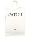 Patou Vertical Shopper Bag In White
