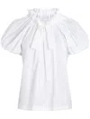 Patou Drawstring T-shirt In White