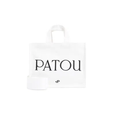 Patou White Small Tote Bag