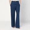 Patou Wide-leg Ink Blue Jeans In Denim In Blue