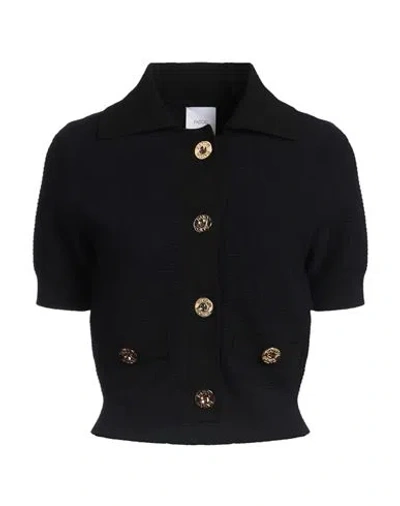 Patou Woman Cardigan Midnight Blue Size L Viscose, Polyester