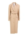 Patou Woman Coat Camel Size 6 Virgin Wool, Cashmere