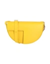 PATOU PATOU WOMAN CROSS-BODY BAG YELLOW SIZE - SOFT LEATHER