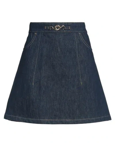 Patou Woman Denim Skirt Blue Size 6 Cotton, Polycotton