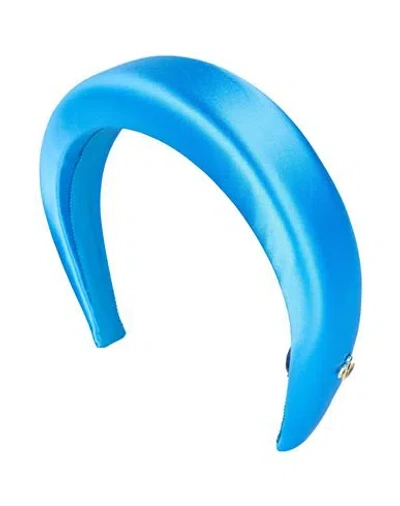 Patou Woman Hair Accessory Azure Size - Polyester, Zamak In Blue