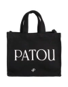 Patou Woman Handbag Black Size - Cotton, Polyester