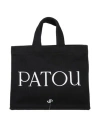 Patou Logo Mini Tote In Black