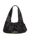Patou Woman Handbag Black Size - Polyester, Cotton