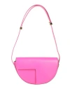 Patou Woman Handbag Fuchsia Size - Leather In Pink