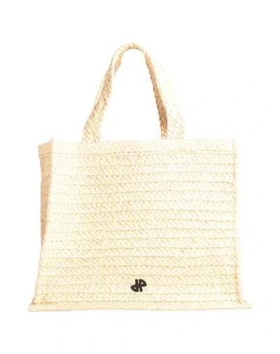 Patou Woman Handbag Sand Size - Natural Raffia, Polyester