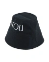 Patou Woman Hat Black Size L Cotton