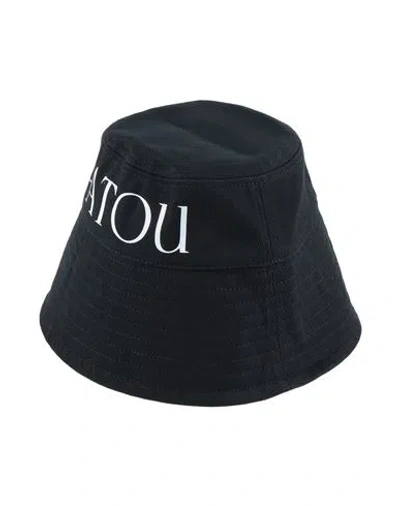 Patou Woman Hat Black Size L Cotton