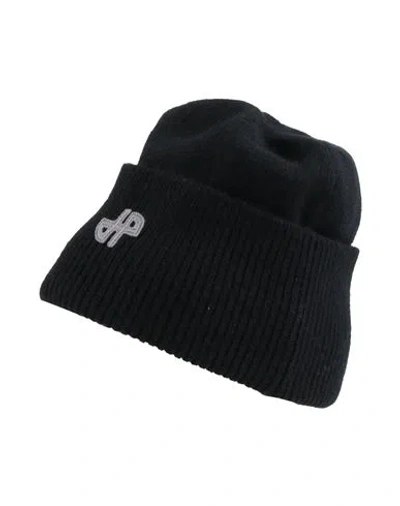 Patou Woman Hat Black Size Onesize Merino Wool, Cashmere In Brown