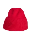 Patou Woman Hat Coral Size Onesize Merino Wool, Cashmere