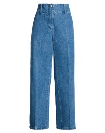 Patou Woman Jeans Blue Size 6 Cotton