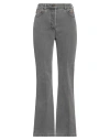 Patou Woman Jeans Grey Size 6 Cotton