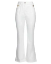 Patou Woman Denim Pants White Size 8 Cotton In White