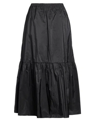 Patou Woman Maxi Skirt Black Size 4 Polyester