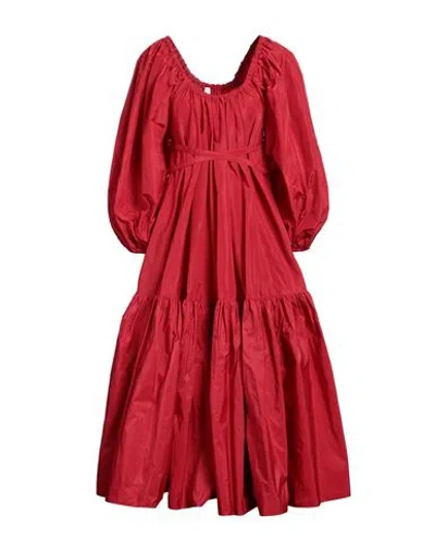 Patou Woman Midi Dress Red Size 6 Polyester
