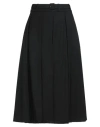 Patou Wool Skirt With A-line Silhouette And Side Pockets