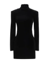 Patou Woman Mini Dress Black Size 4 Cotton, Viscose, Elastane In Black