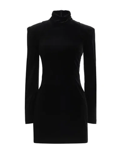 Patou Woman Mini Dress Black Size 6 Cotton, Viscose, Elastane