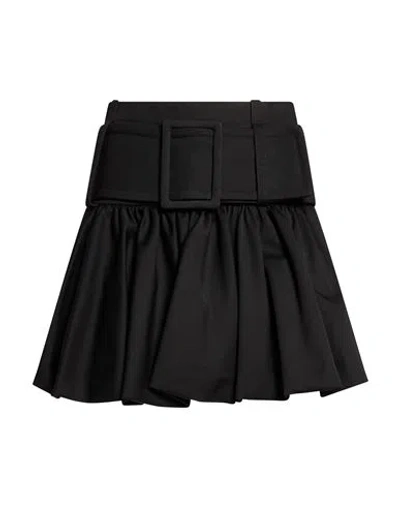 Patou Woman Mini Skirt Black Size 4 Cotton