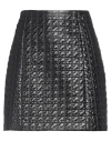 Patou Quilted Shell Miniskirt In Black