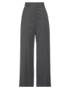 Patou Woman Pants Lead Size 8 Virgin Wool, Elastane In Grey