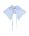 Patou Woman Scarf Sky Blue Size - Cotton In Blue
