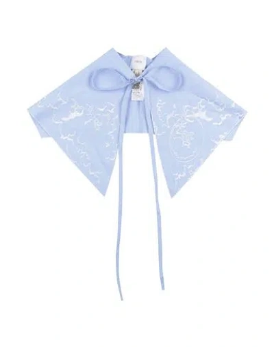 Patou Woman Scarf Sky Blue Size - Cotton