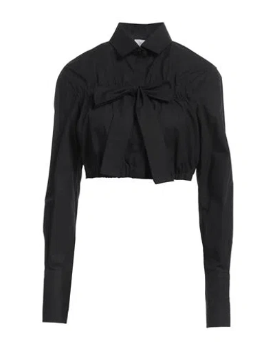 Patou Woman Shirt Black Size 8 Cotton