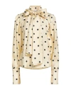 Patou Silk Blouse With Polka Dot Pattern And Bow