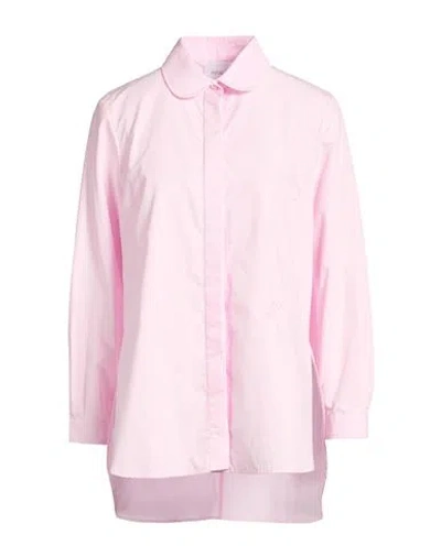 Patou Woman Shirt Light Pink Size 6 Cotton